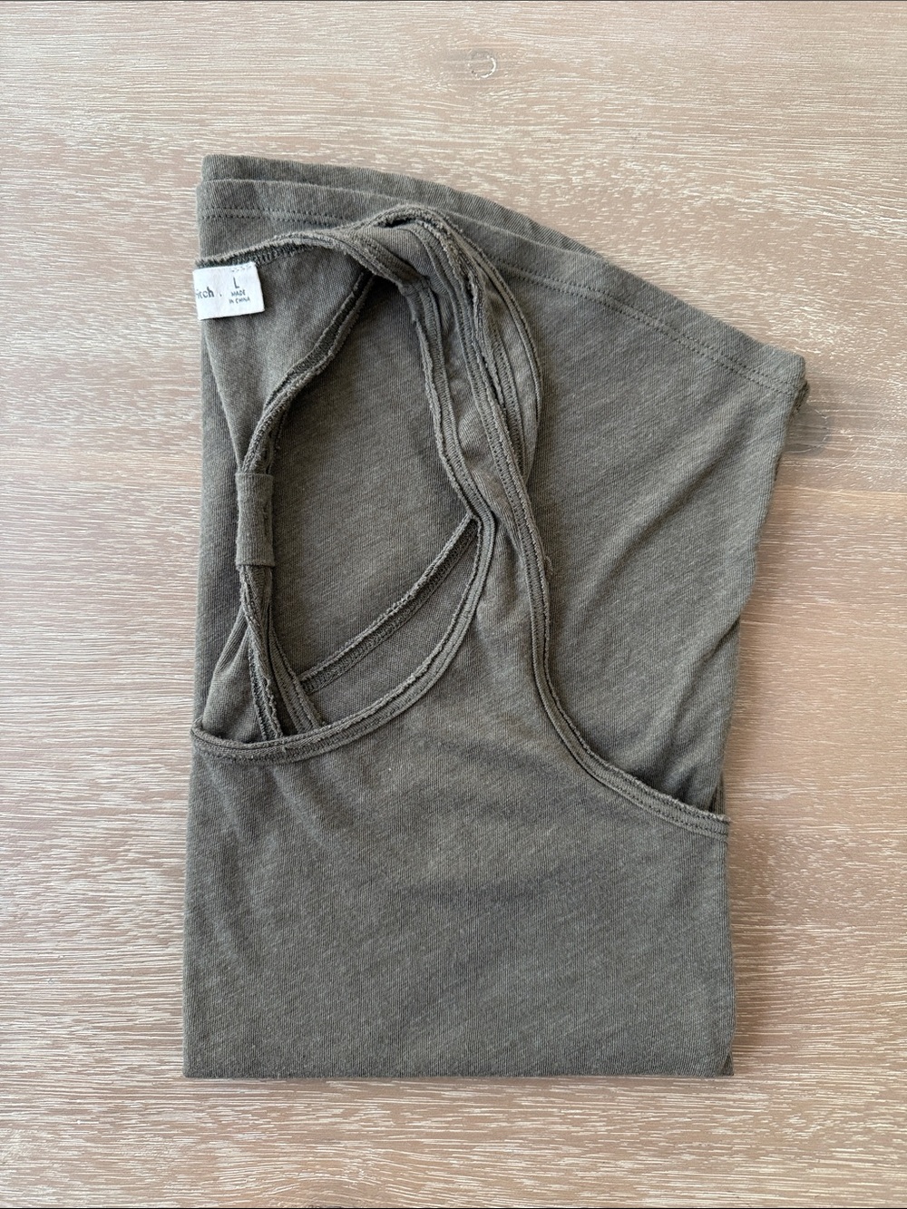A&F Cotton Racerback Tank | L